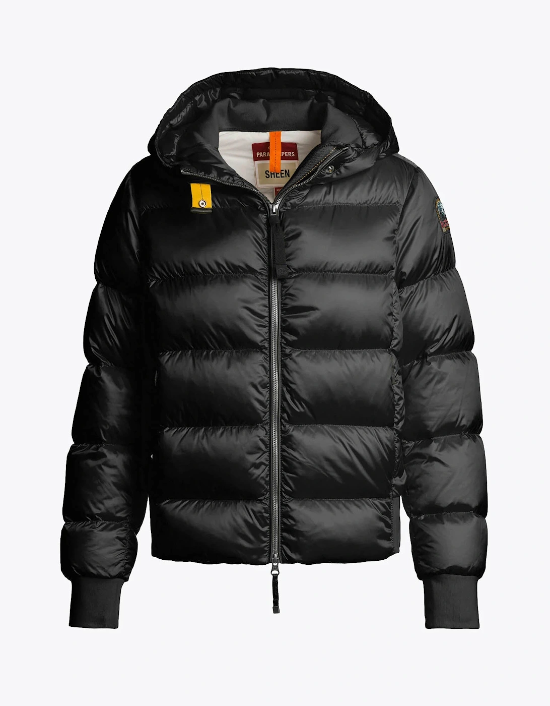 Mariah Womens Hooded Down Bomber - Black 541, 4 of 3