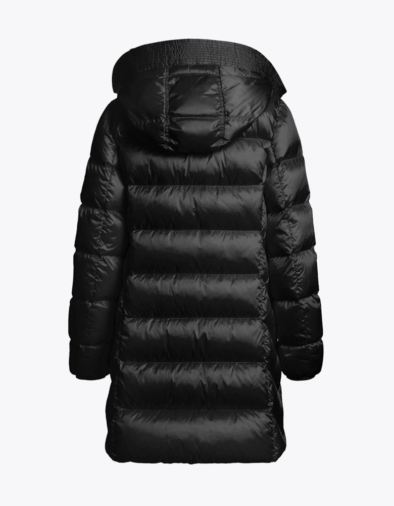 Marion Womens Hooded Down Jacket - Black 541