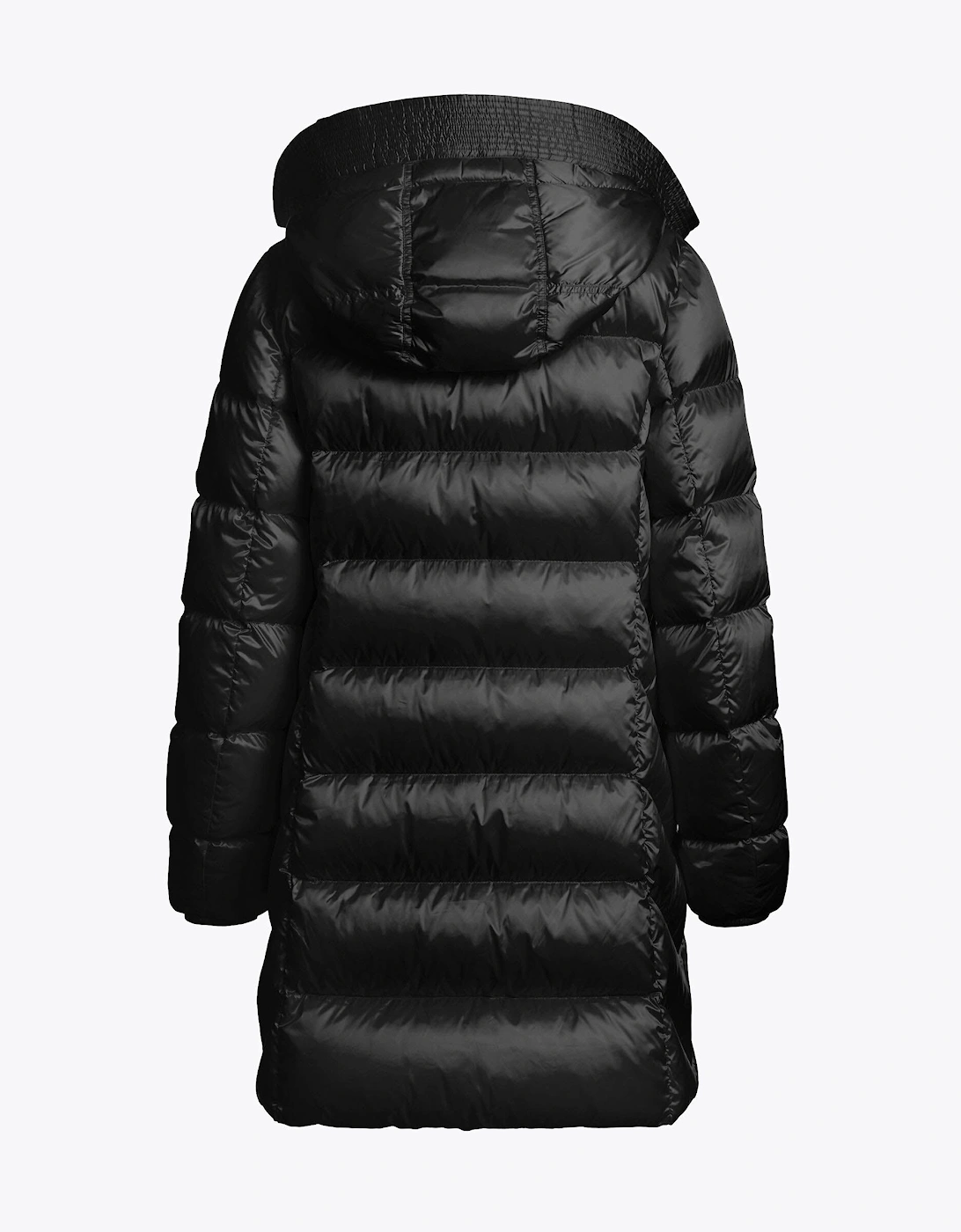Marion Womens Hooded Down Jacket - Black 541