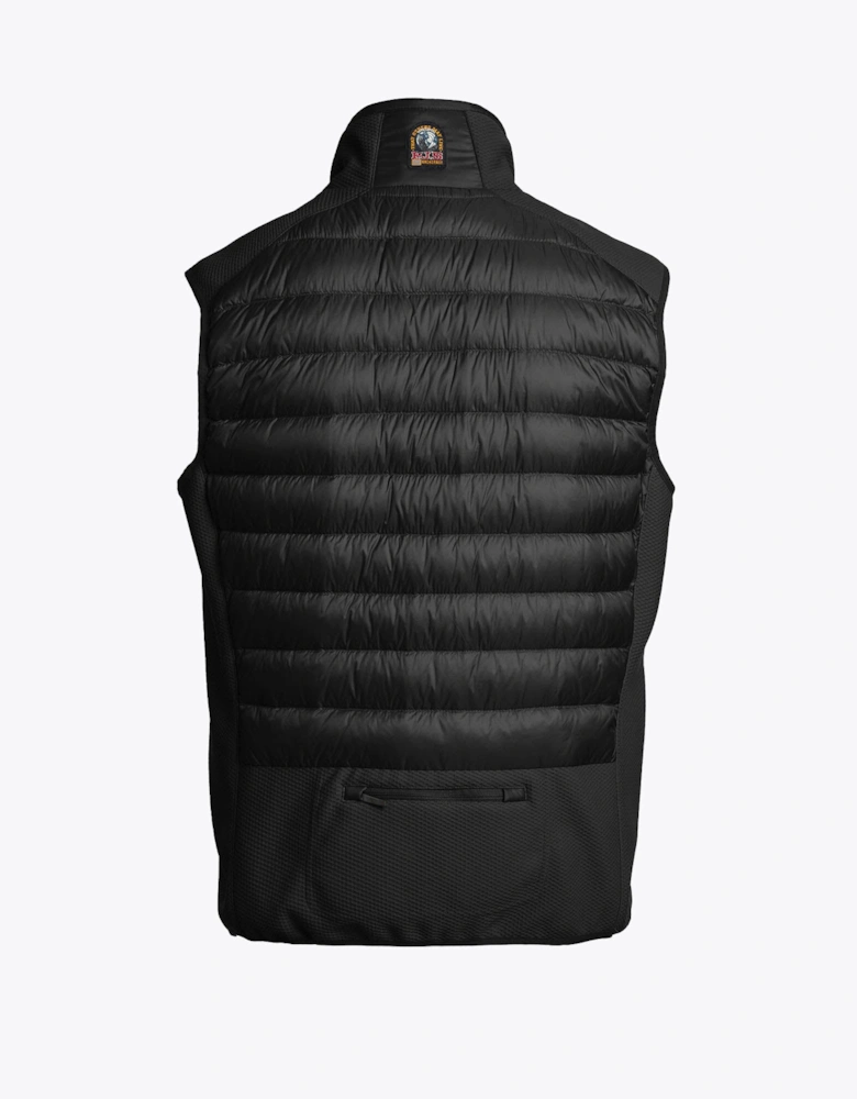 Zavier Mens Fleece/Nylon Gilet - Black 541