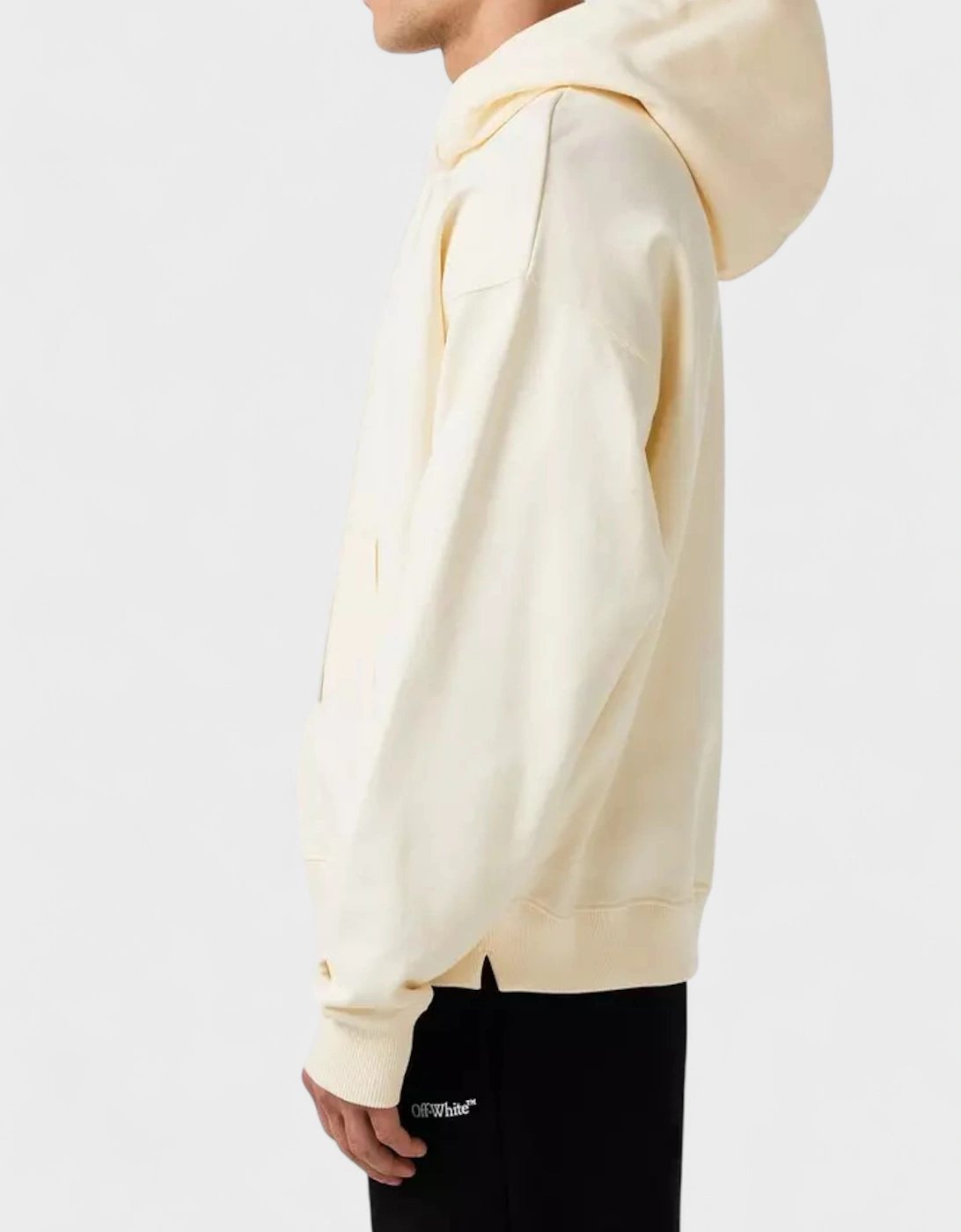 Script Logo Opp Over Skate Hoodie Ivory