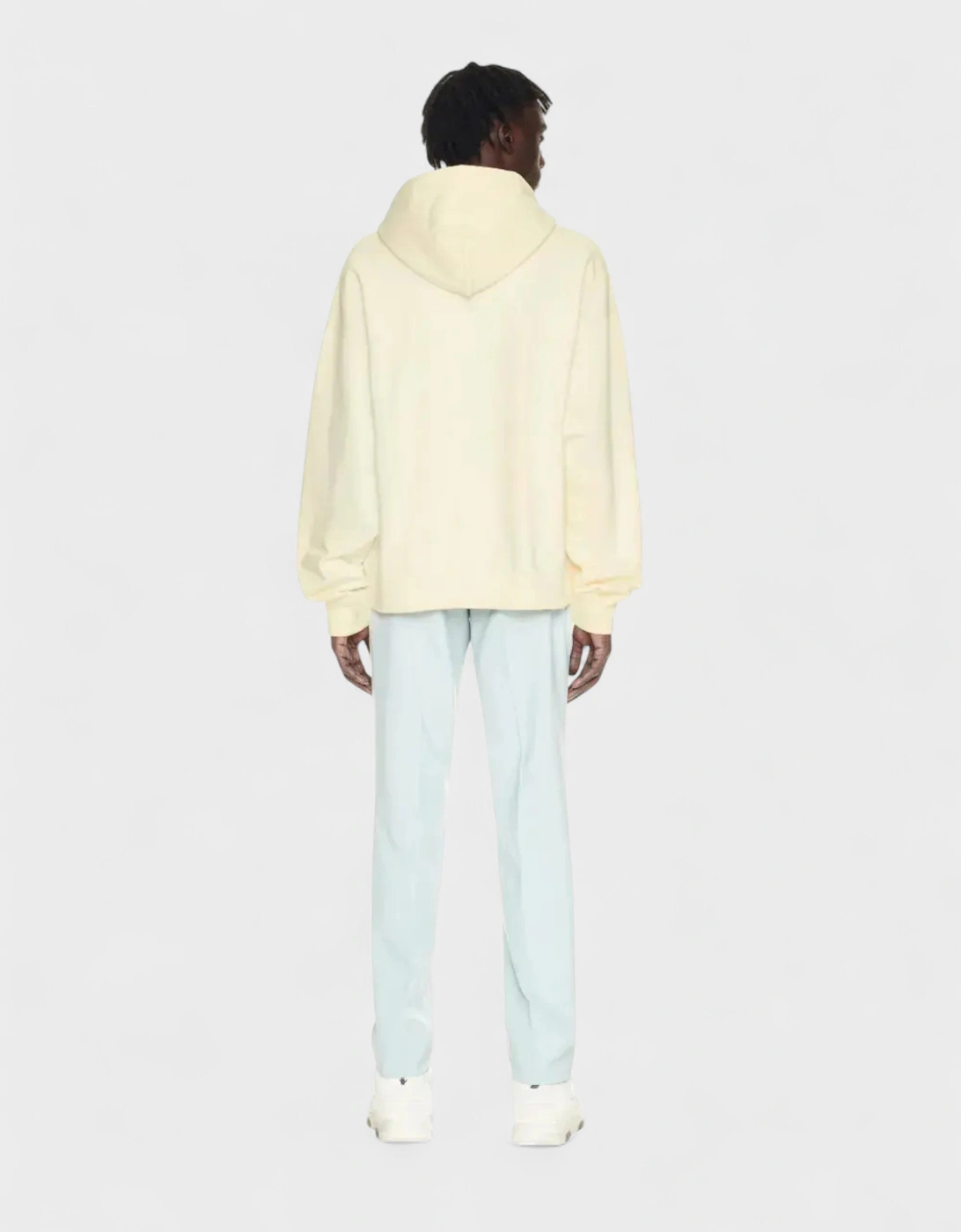 Script Logo Opp Over Skate Hoodie Ivory