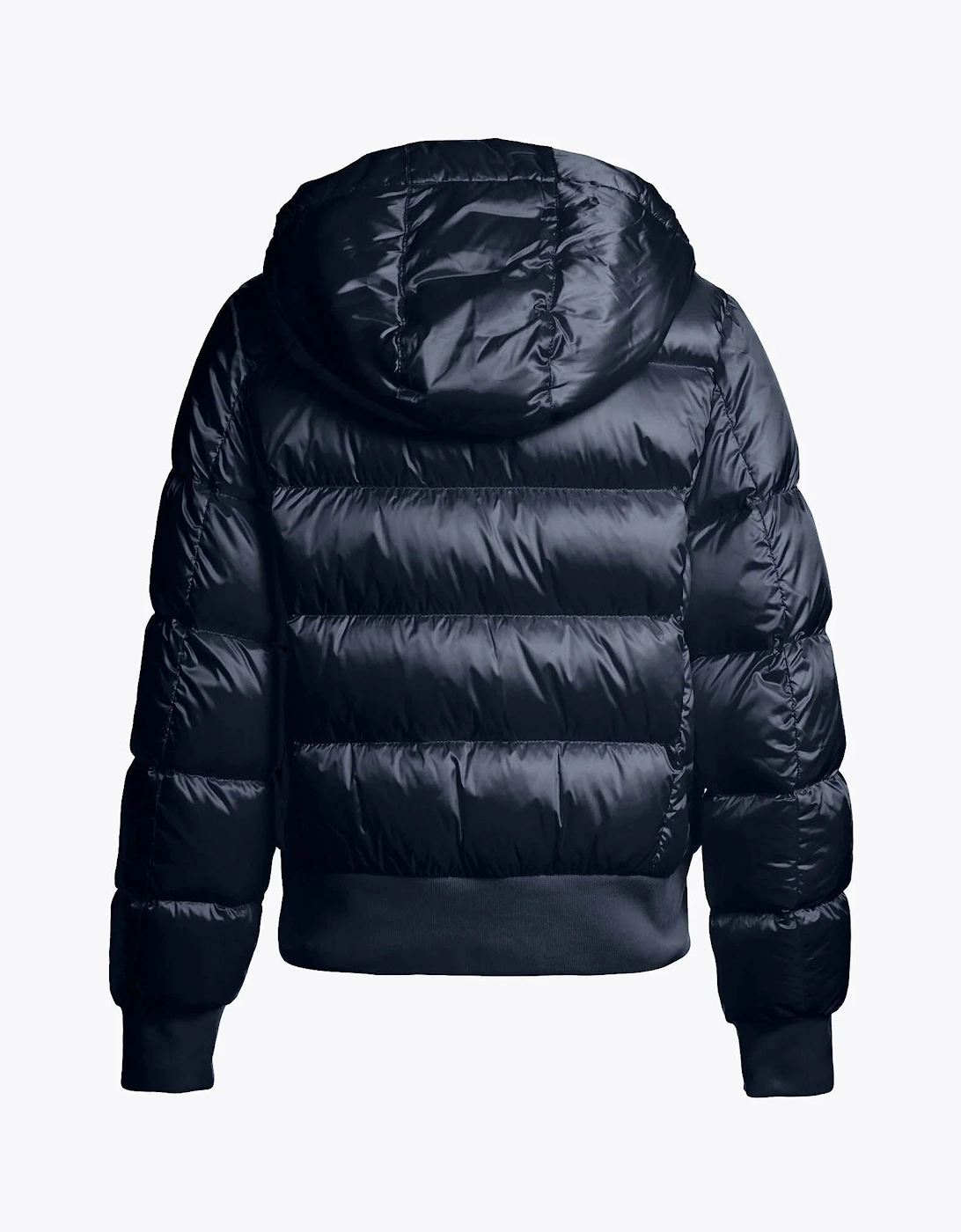 Mariah Womens Hooded Down Bomber - Blue Navy 316