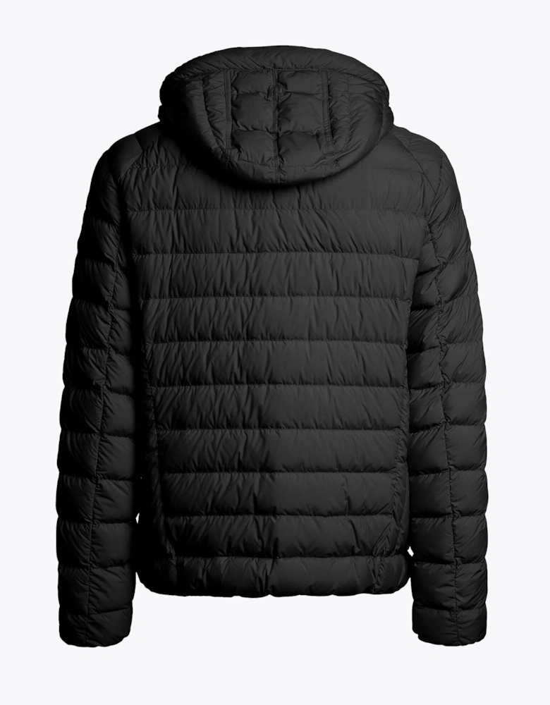 Last Minute Mens Hooded Down Jacket - Black 541