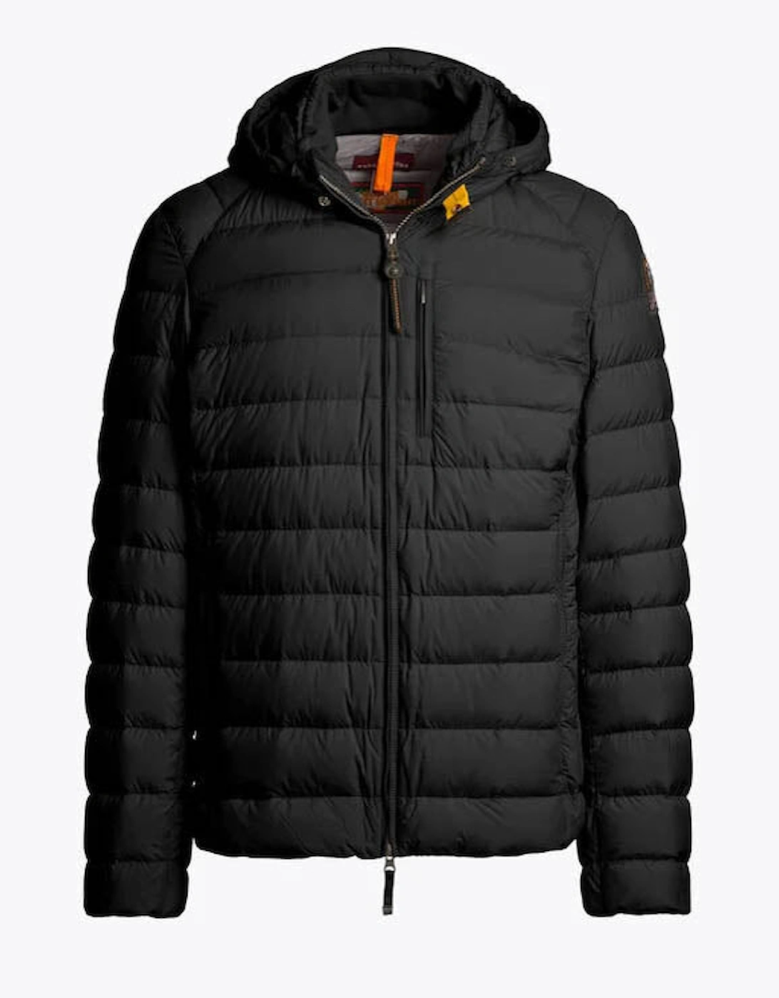 Men's Parajumpers Last Minute Mens Hooded Down Jacket - Black 541 - Size: 40/Regular