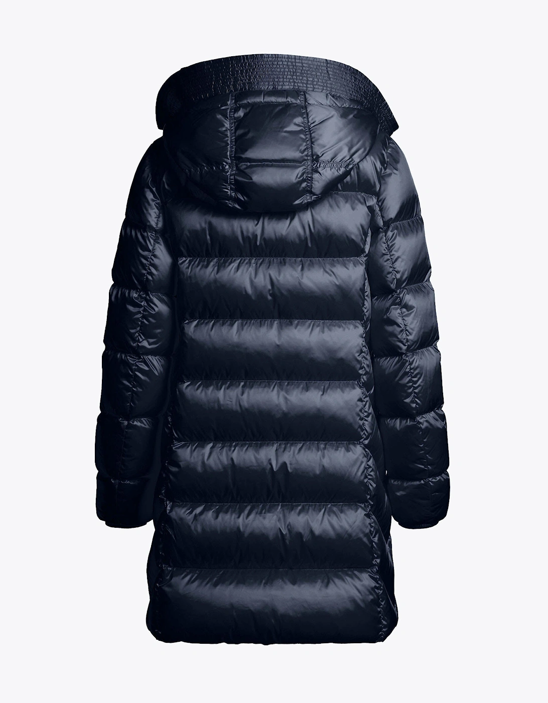 Marion Womens Hooded Down Jacket - Blue Navy 316