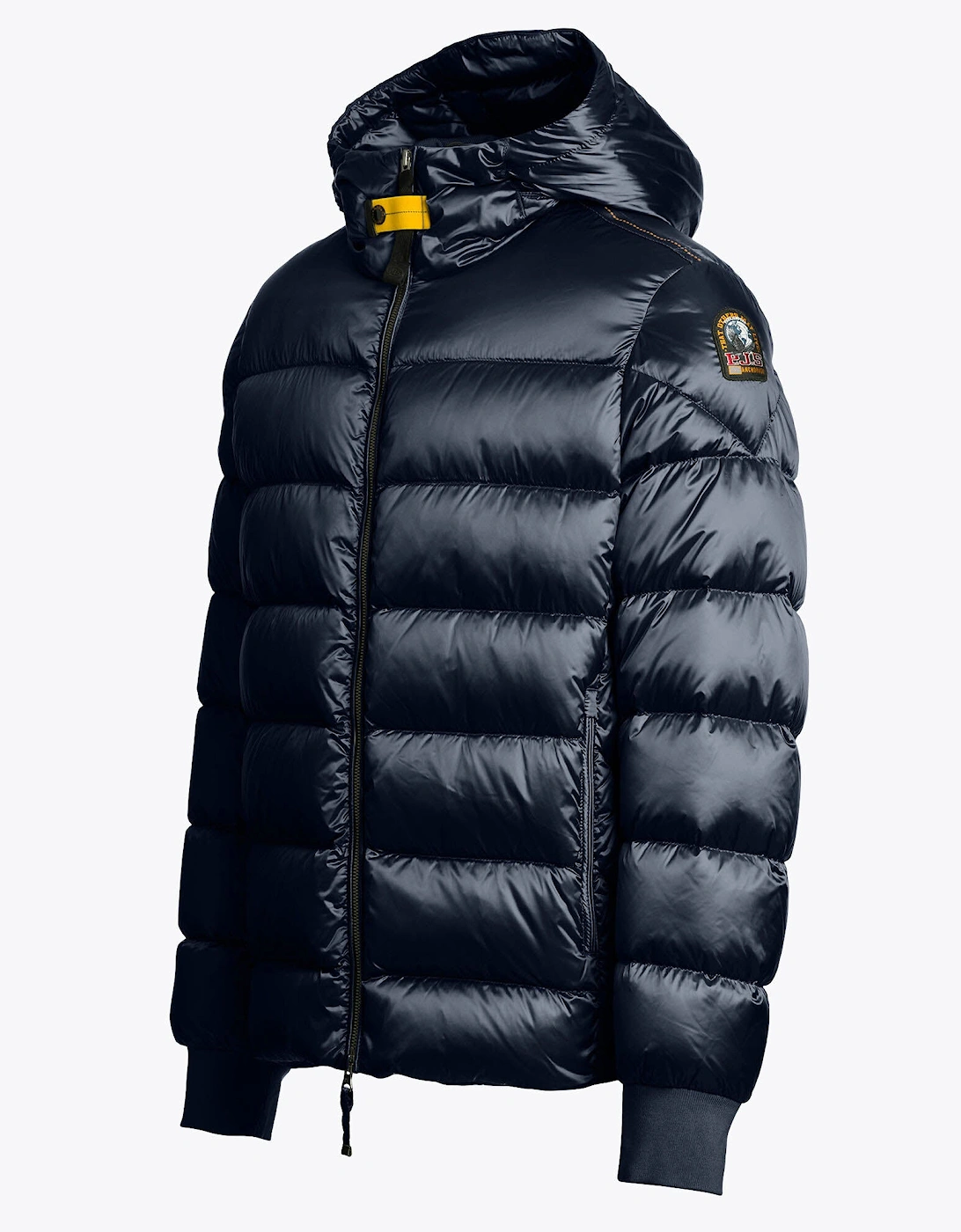 Pharrell Mens Hooded Down Bomber - Blue Navy 316