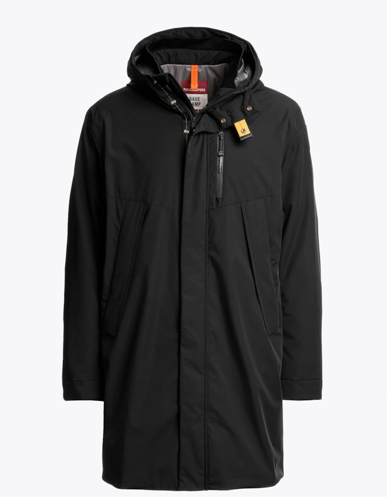 Easy Mens Hooded Padded Coat - Black 541