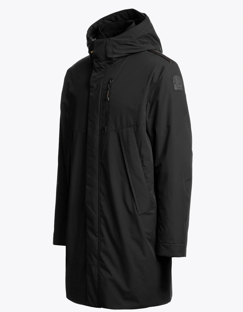 Easy Mens Hooded Padded Coat - Black 541
