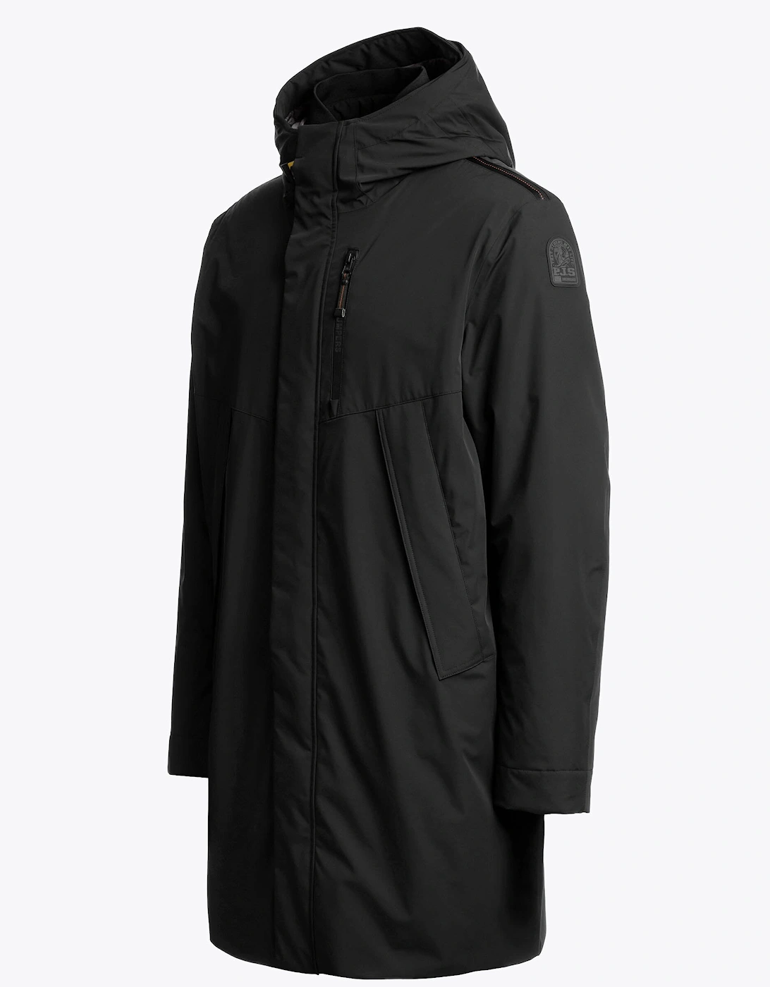 Easy Mens Hooded Padded Coat - Black 541