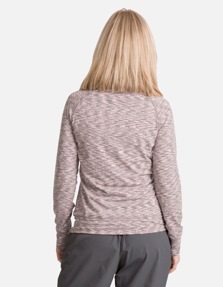 Womens/Ladies Moxie Half Zip Fleece Top