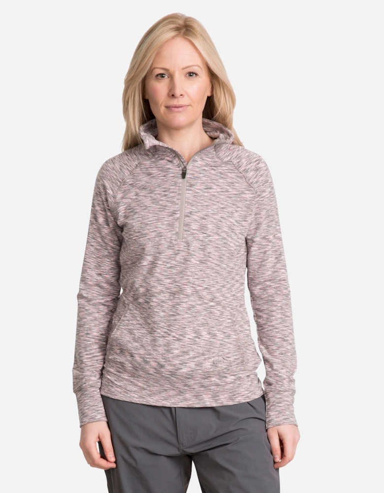 Womens/Ladies Moxie Half Zip Fleece Top