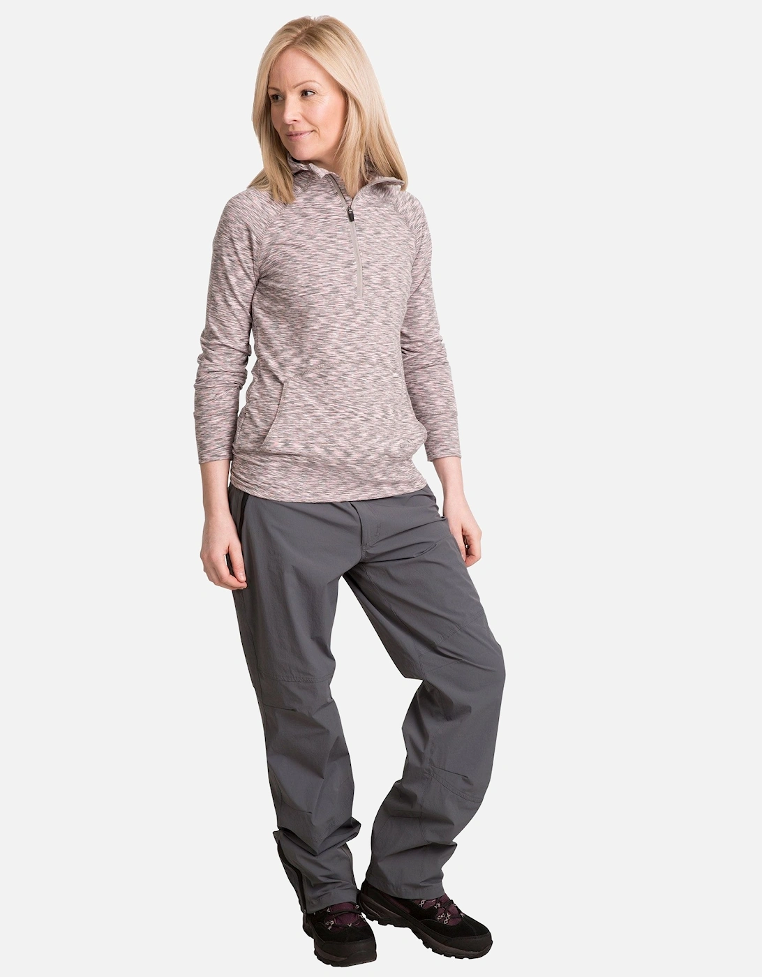 Womens/Ladies Moxie Half Zip Fleece Top