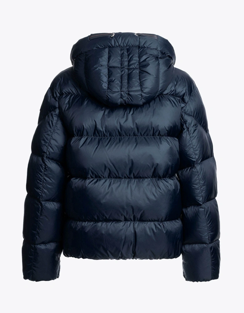 Tilly Womens Hooded Down Jacket - Blue Navy 316