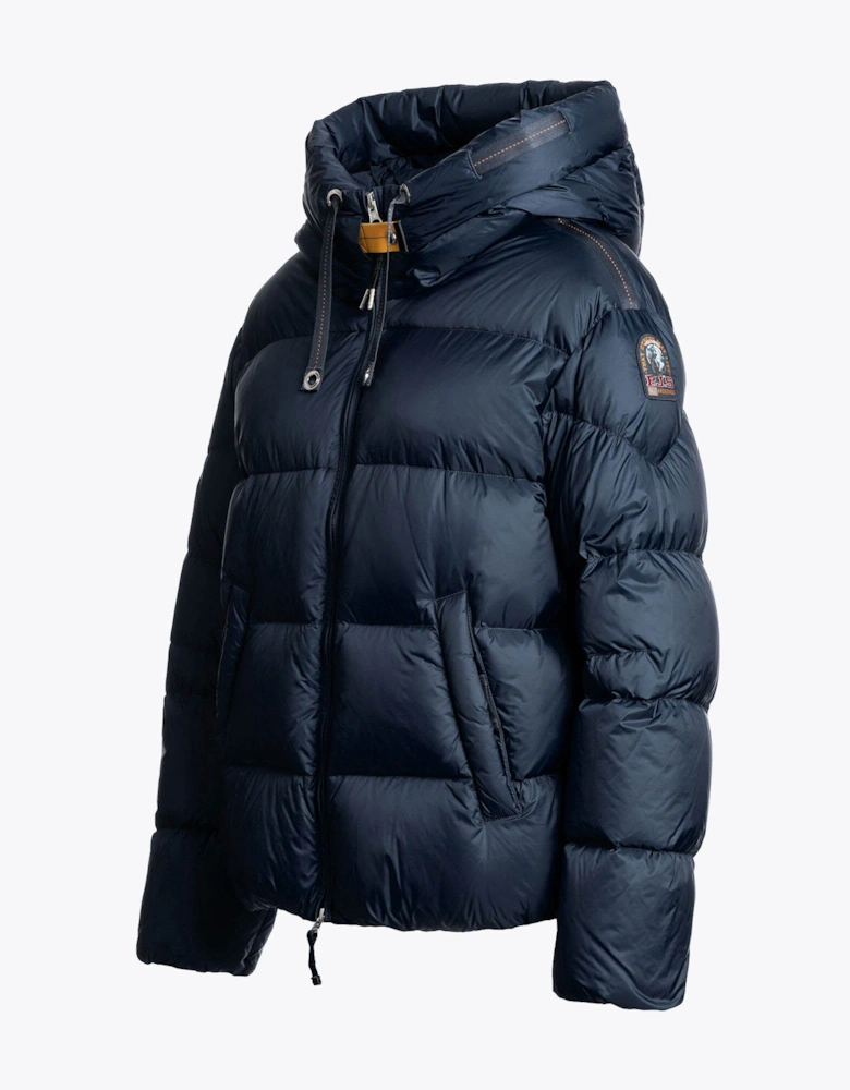Tilly Womens Hooded Down Jacket - Blue Navy 316
