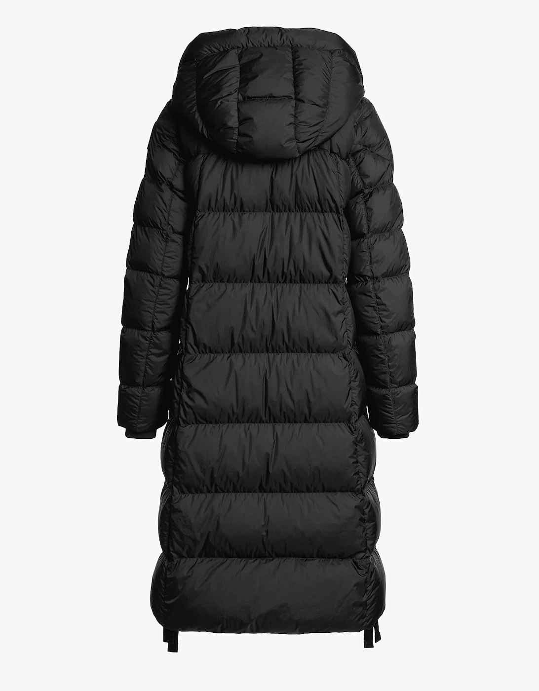 Panda Womens Hooded Down Coat - Black 541