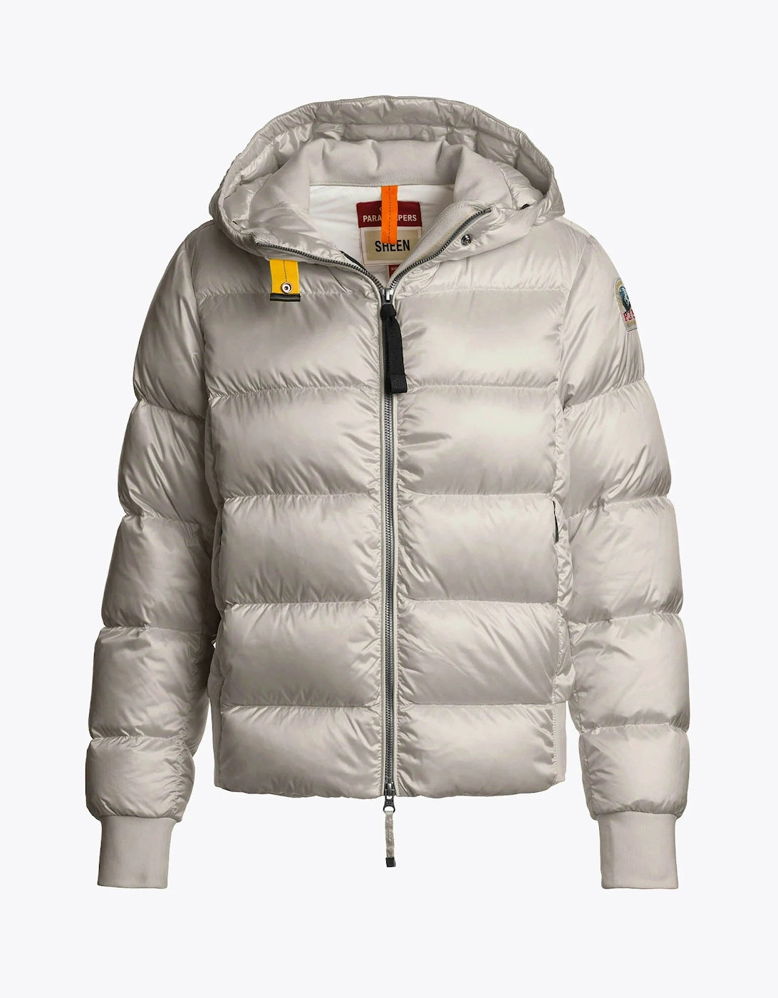 Mariah Womens Hooded Down Bomber - Silver-Grey 773, 4 of 3