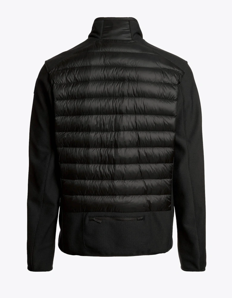 Jayden Mens Fleece/Nylon Jacket - Black 541