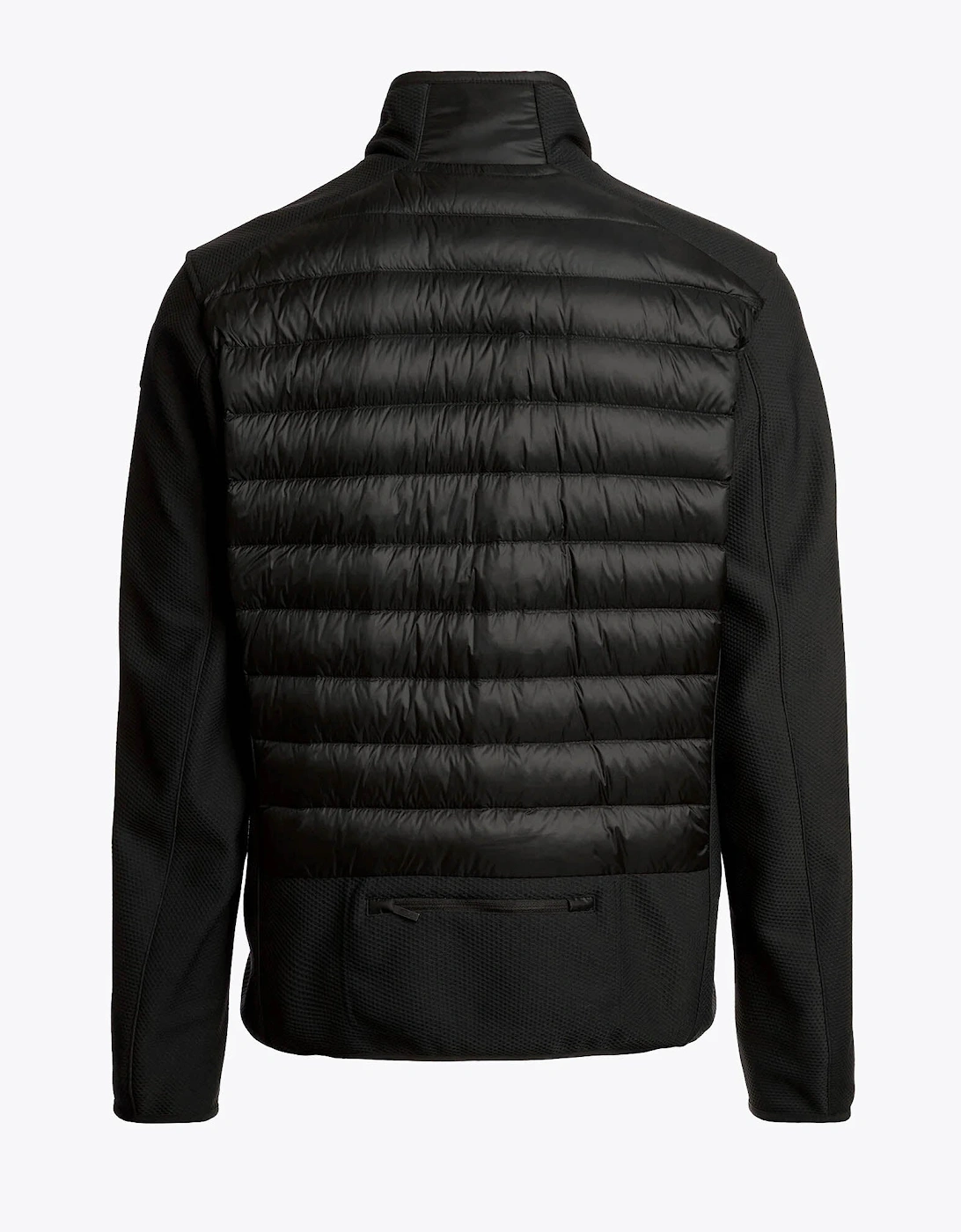 Jayden Mens Fleece/Nylon Jacket - Black 541