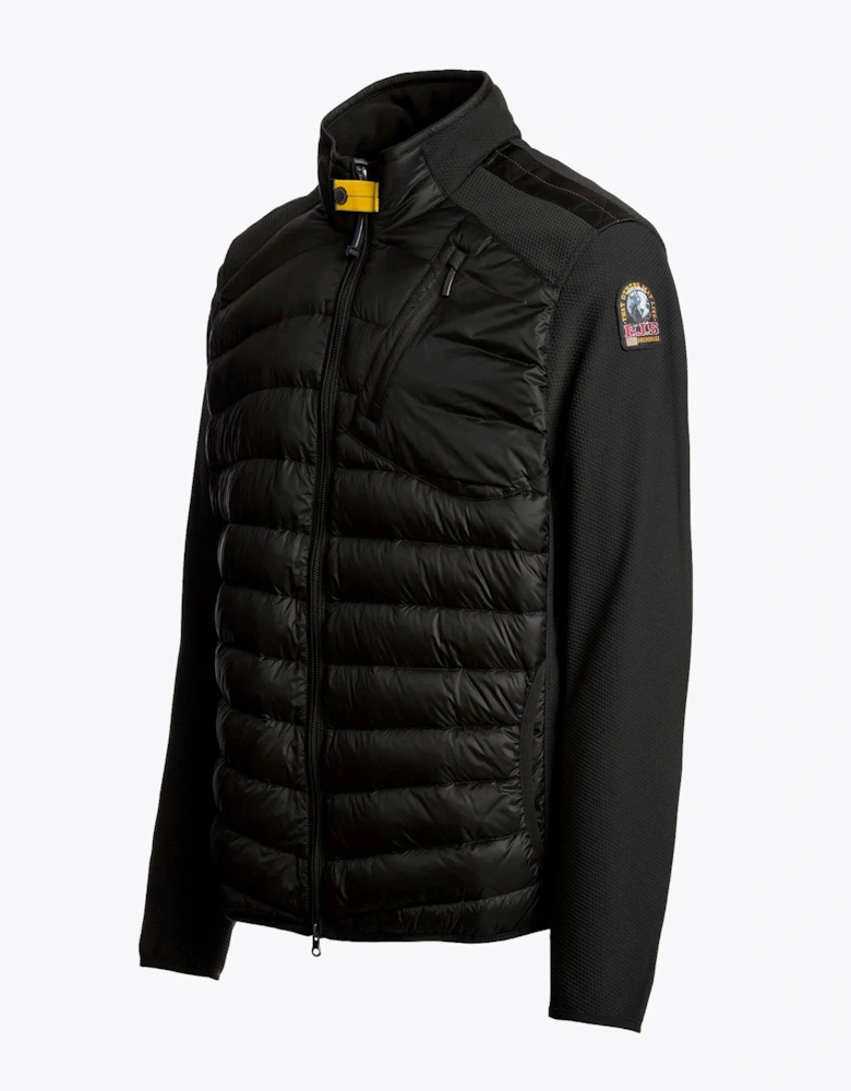 Jayden Mens Fleece/Nylon Jacket - Black 541