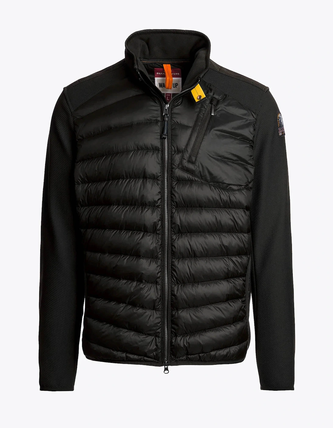 Jayden Mens Fleece/Nylon Jacket - Black 541, 4 of 3