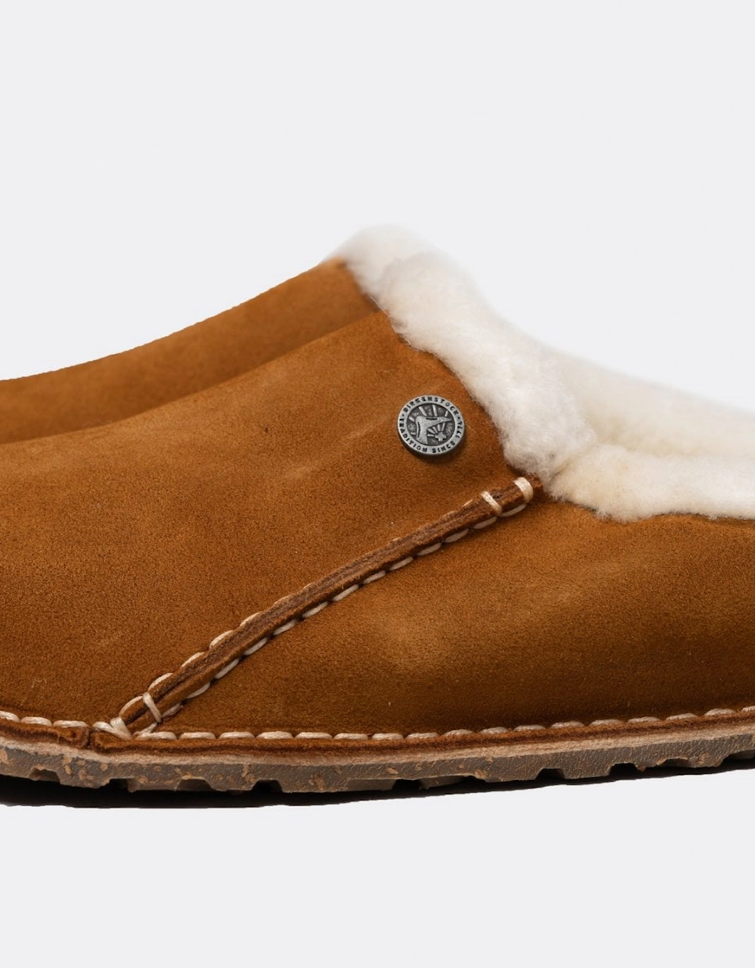 Birkenstock Zermatt Premium Shearling Suede Womens Clogs - Mink