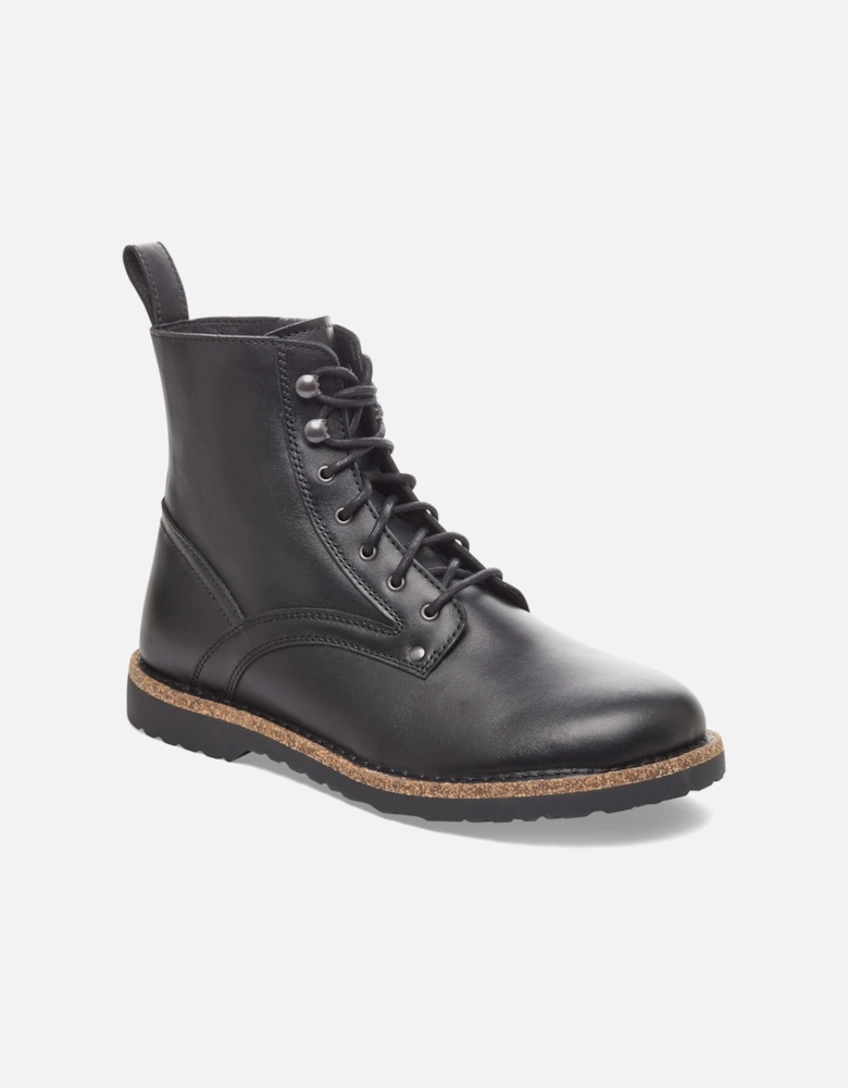 Bryson Leather Womens Boots - Black