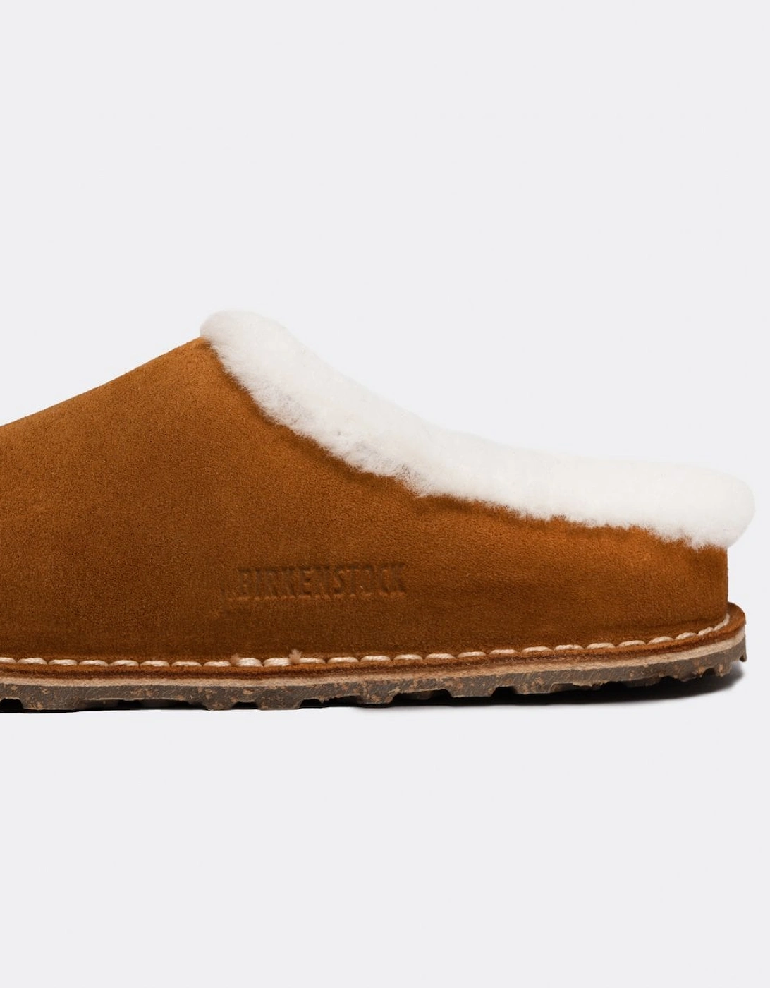 Birkenstock Zermatt Premium Shearling Suede Womens Clogs - Mink