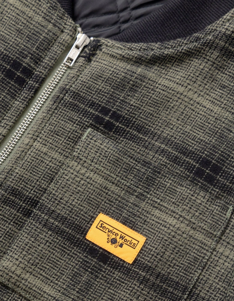 Thistle Plaid Work Vest