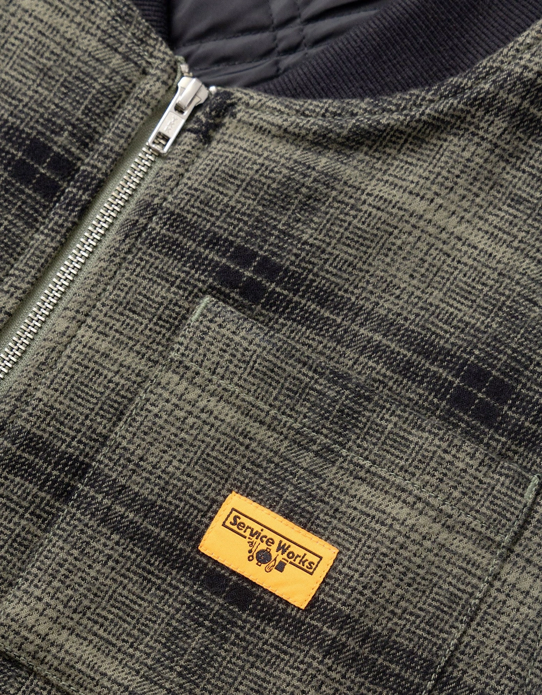 Thistle Plaid Work Vest