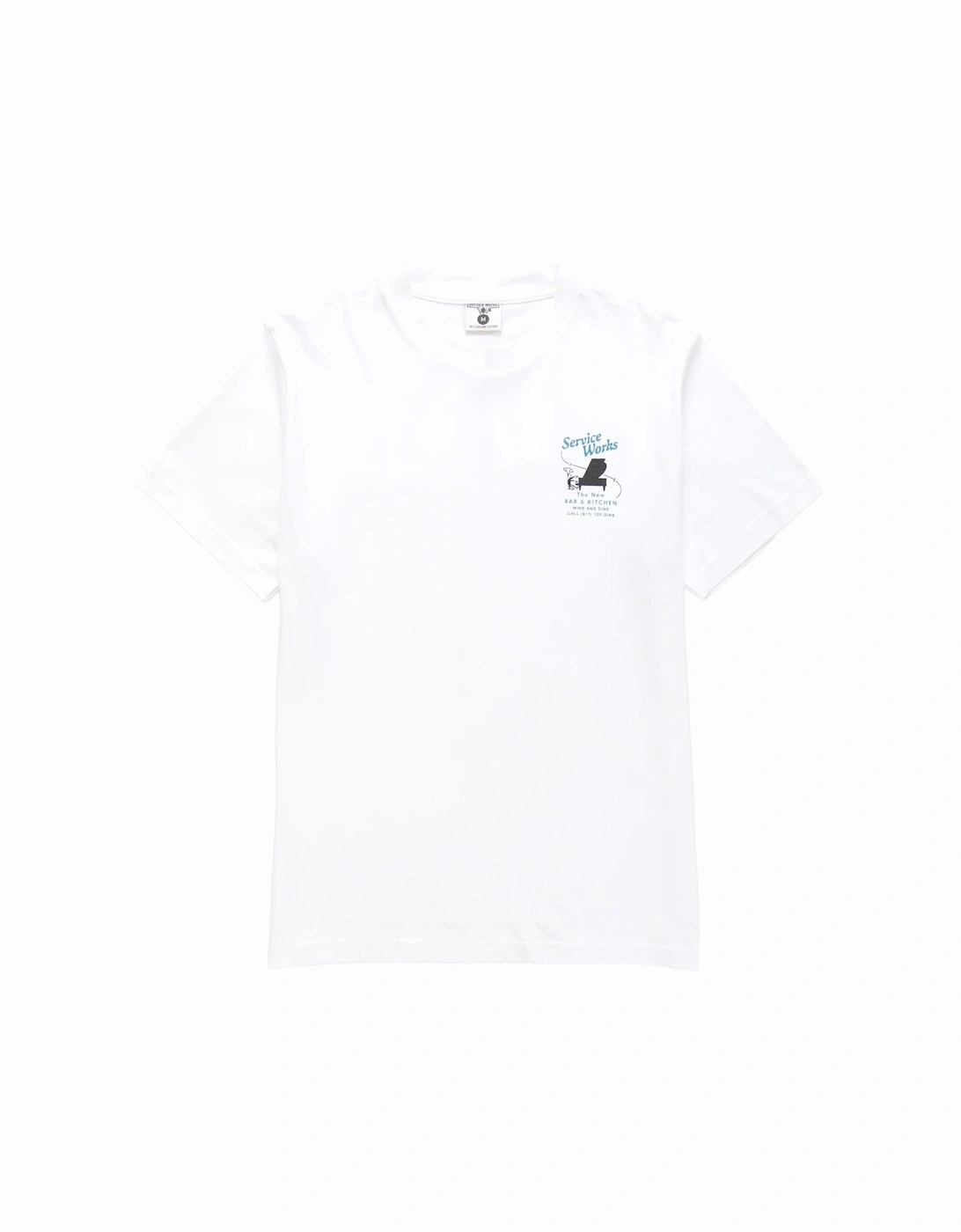 Men's Service Works Bar + Kitchen T-Shirt - White - Size: 42