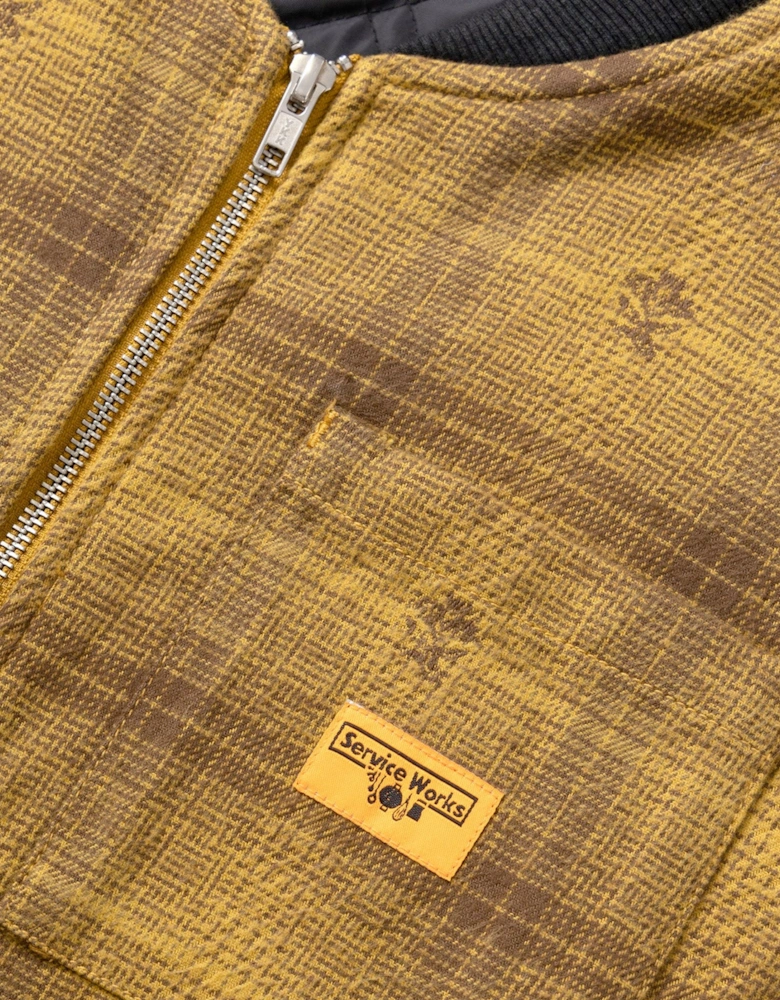 Thistle Plaid Work Vest