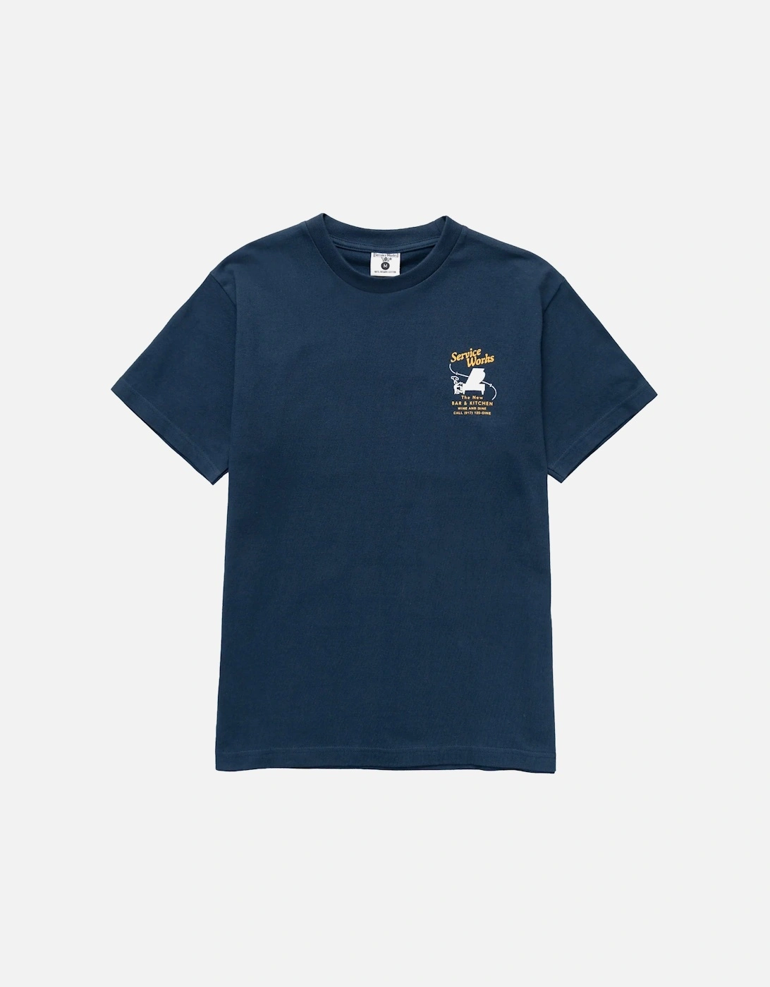 Men's Service Works Bar + Kitchen T-Shirt - Navy - Size: 42