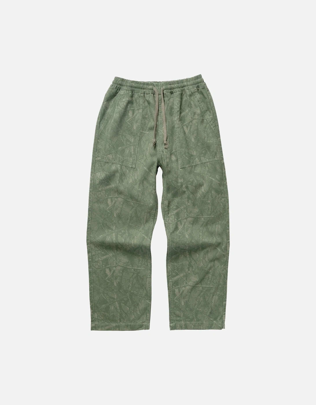 Men's Service Works Xerox Camo Chef Pant - Green - Size: 33/32