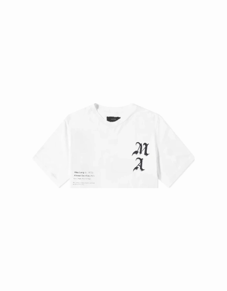 Wes Lang Checkered T-Shirt in White
