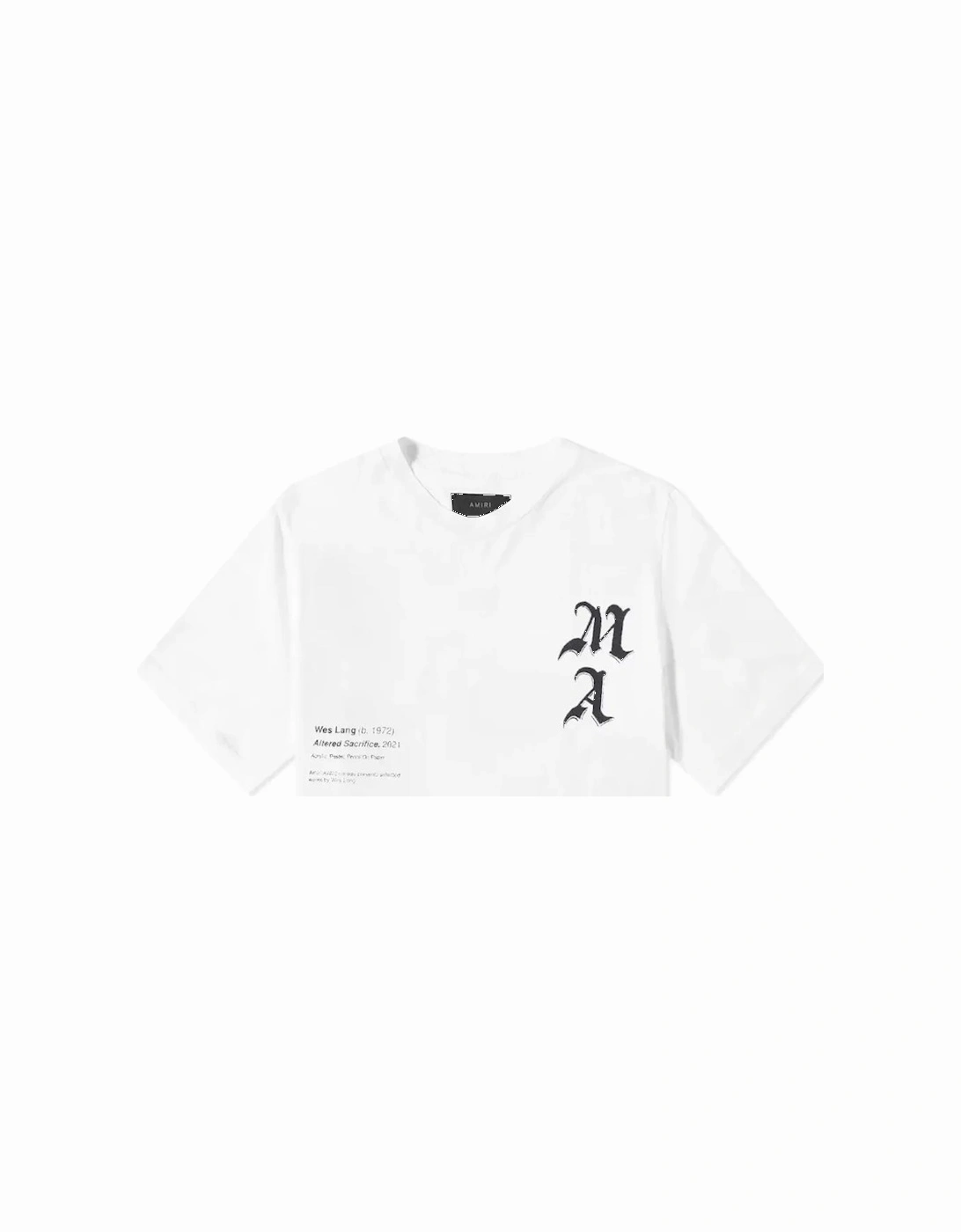 Wes Lang Checkered T-Shirt in White, 5 of 4