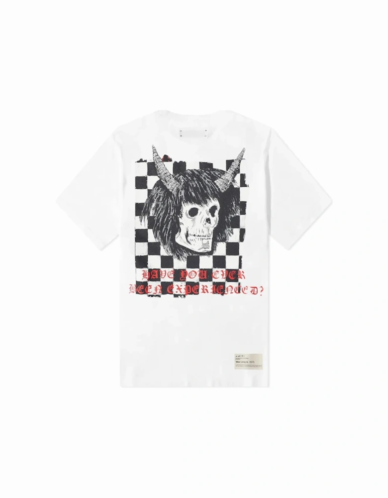 Wes Lang Checkered T-Shirt in White