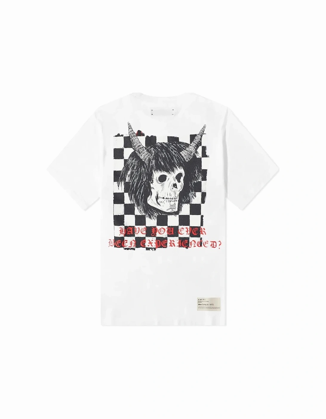 Wes Lang Checkered T-Shirt in White