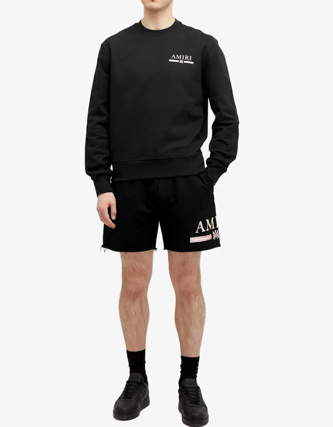 MA Watercolour Bar Shorts in Black