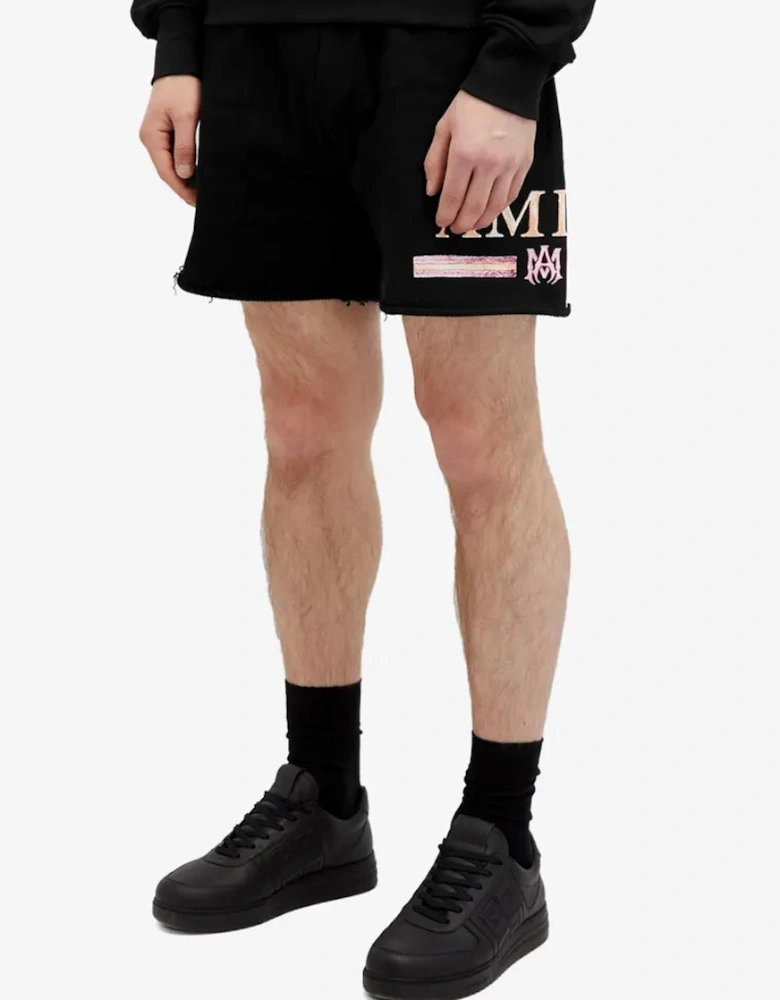 MA Watercolour Bar Shorts in Black