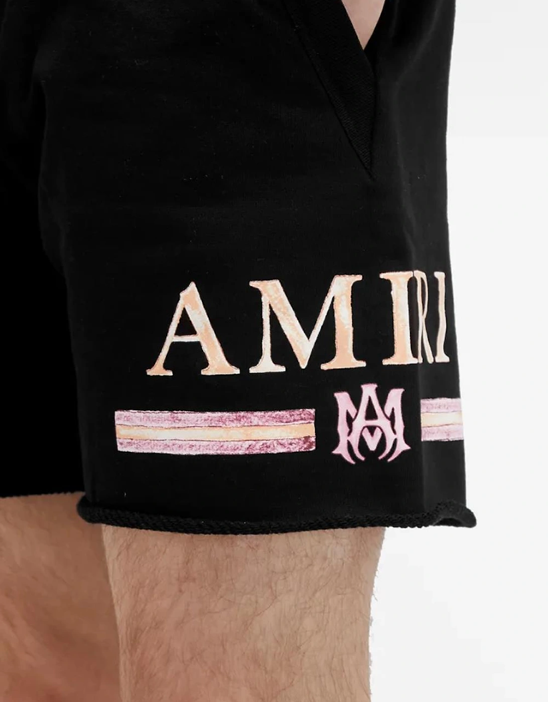 MA Watercolour Bar Shorts in Black