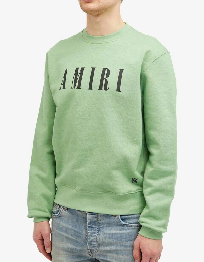Core Logo Sweatshirt in Mineral Green