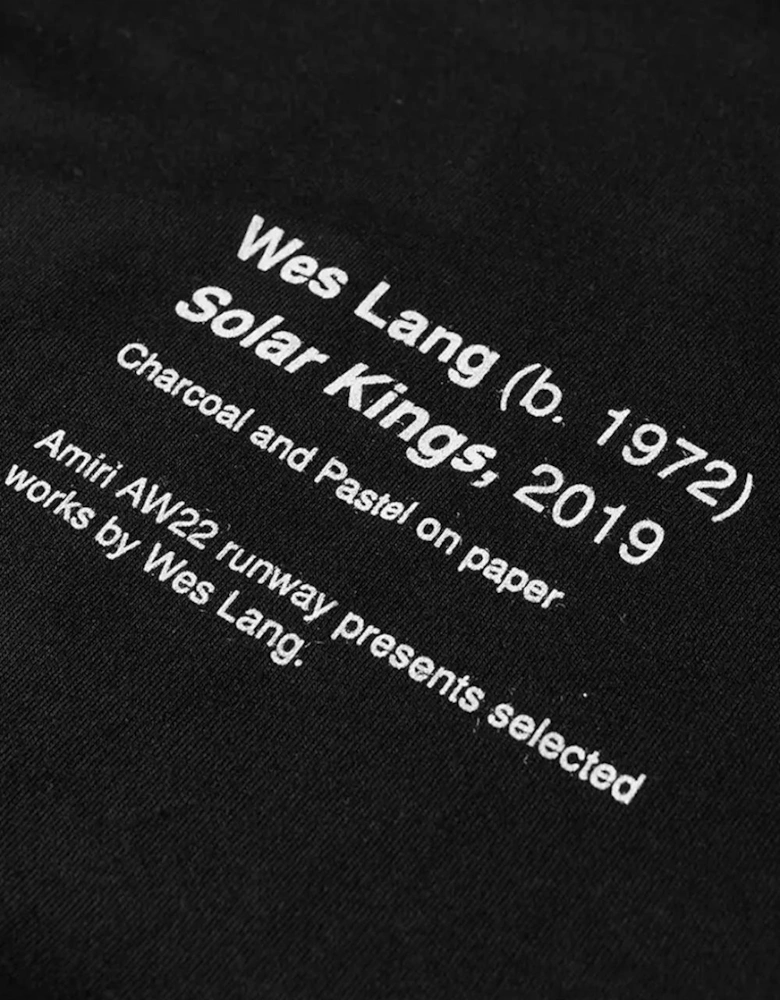 Wes Lang Solar Kings Long Sleeve T-Shirt in Black