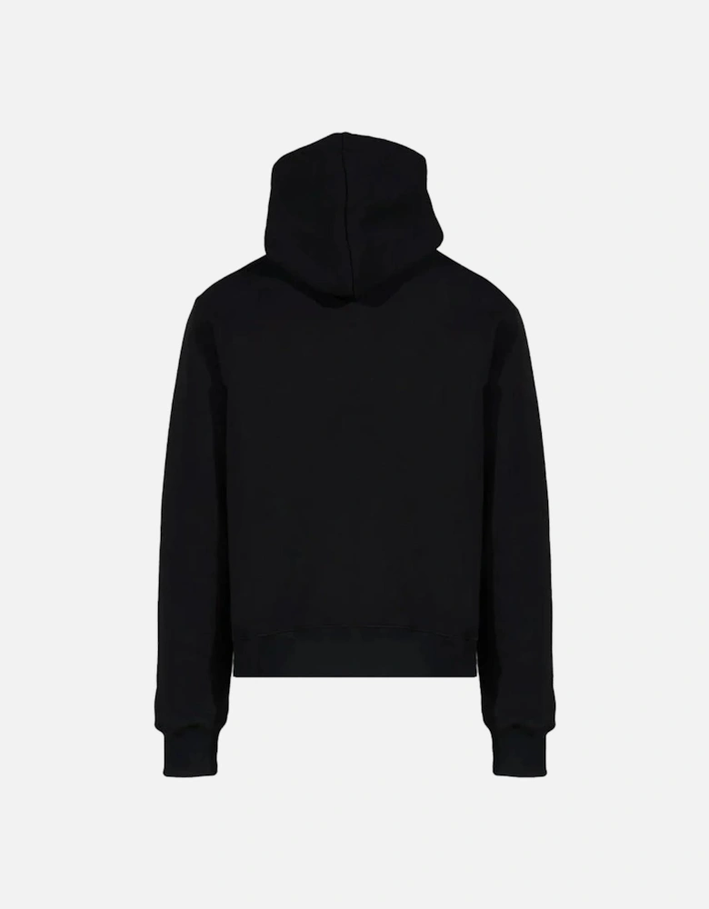 Pegasus Script Logo Hoodie in Black