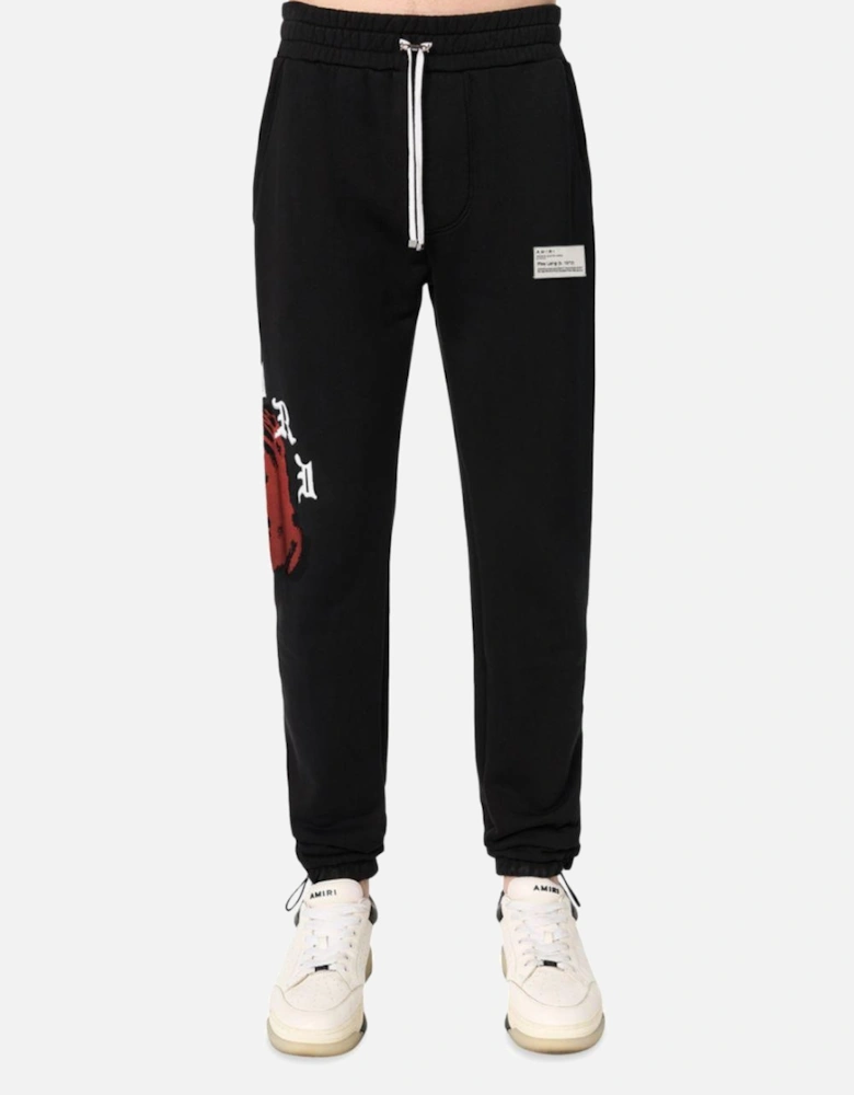 Wes Lang Solar Kings Joggers in Black