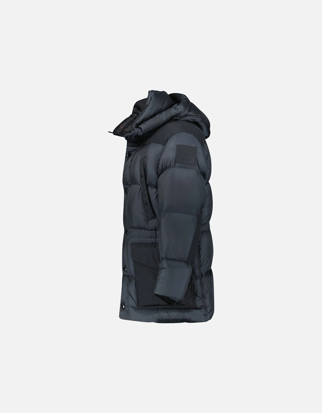'Lindford' Puffer Coat in Charcoal Grey