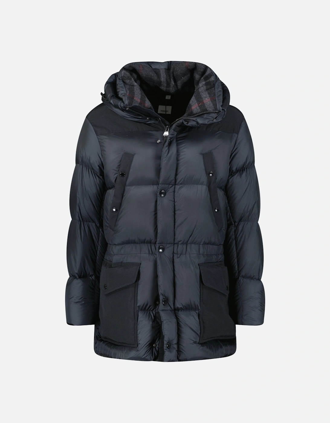'Lindford' Puffer Coat in Charcoal Grey, 6 of 5