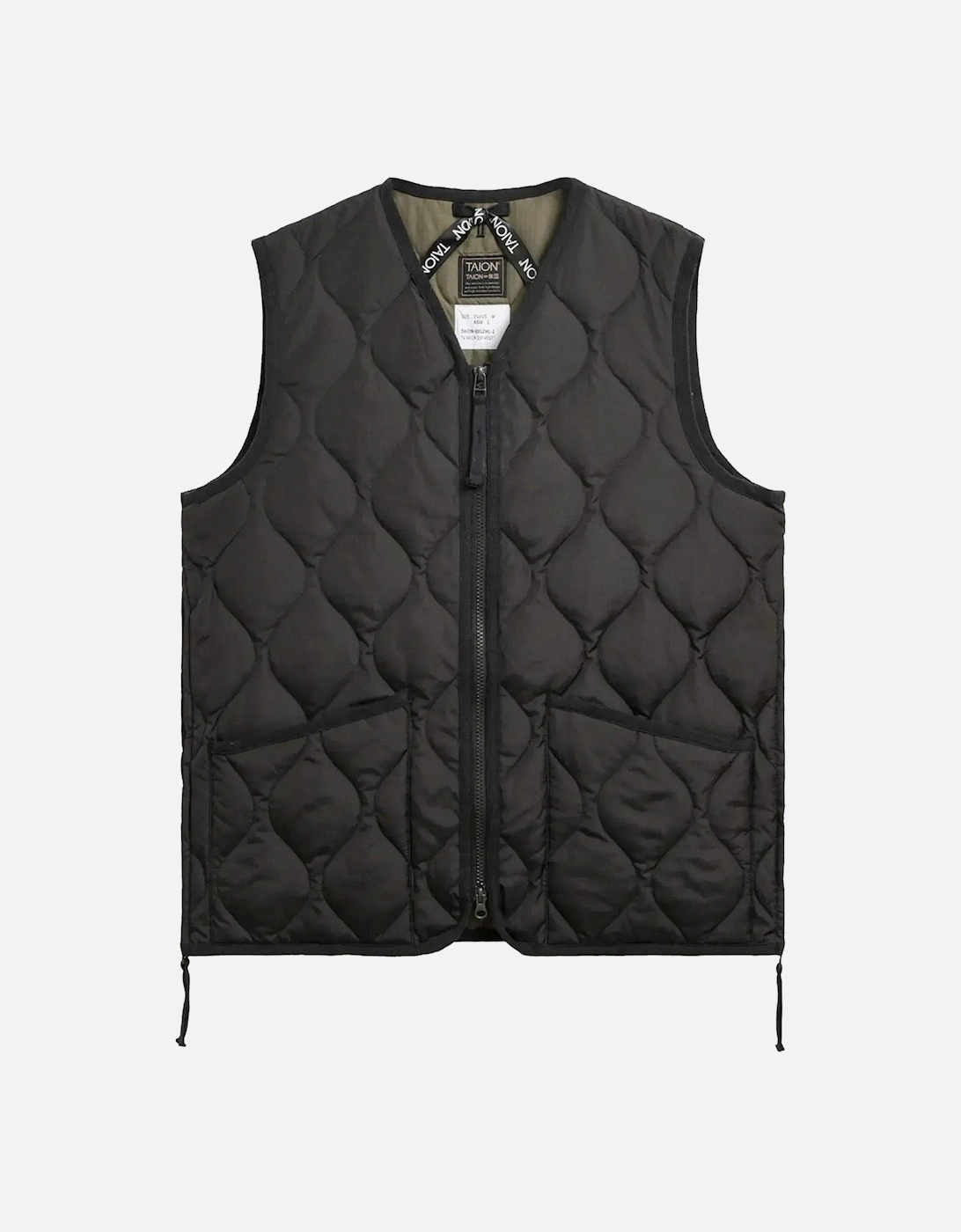 Military V Neck Ripstop Down Vest, 5 of 4