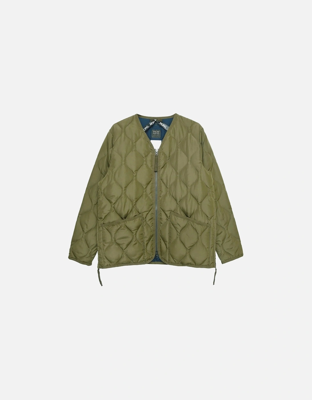 Military V Neck Ripstop Down Jacket, 2 of 1