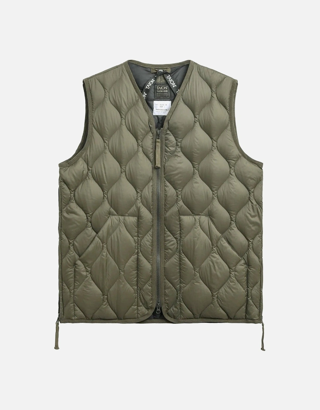 Military V Neck Soft Shell Down Vest, 2 of 1
